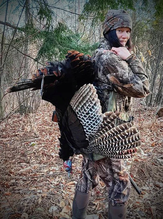 Melanie Sawyer with Turkey